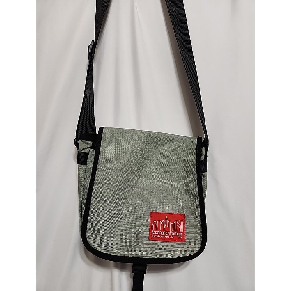 Manhattan Portage Messenger Crossbody Bicycle‎ Cycling Bag New York Gray EUC